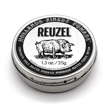 Reuzel Concrete Matte Pomade Strong All Day Hold Water Soluble Styling